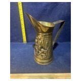 Brass raised water pitcher