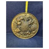 Brass wall hanger, made in England