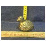 Vintage Brass Quail