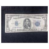 $5.00 US Bank note