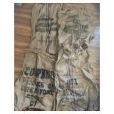 Vintage Berlap Sacks