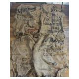 Vintage Berlap Sacks