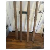 48" Wooden Newel post