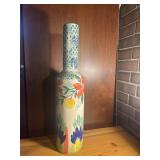 Tall ceramic vase