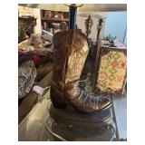 Boot table lamp