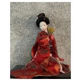 Asian Ladie on a stand