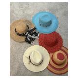 Ladies hats appear to be 7ish