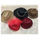 Ladies hats appear to be 7ish