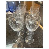 Stemmed wine glasses