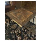 Side Table metal and wood