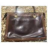 Leather briefcase