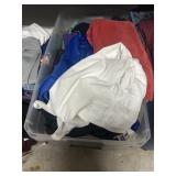 Huge Tub of Blankets and Clothing