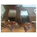 Wall mount candle holders