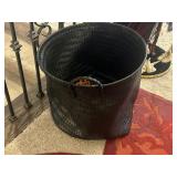 weaved basket w handles