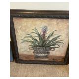 Large framed photo of plant SEE DESCRIP