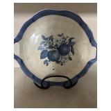 Decorative plate w stand and handles