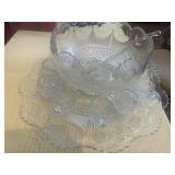 Tiffin Franciscan Bullseye punch bowl