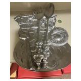 Pewter Christmas platter