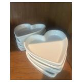 Heart shaped dish ware