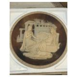 Hand Crafted Solid Incolay Stone Collector Plate