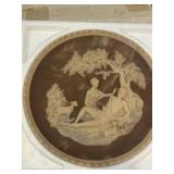 Hand Crafted Solid Incolay Stone Collector Plate