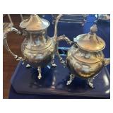 Silver plate, each shows some wear