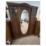 Antique Wood Armoire