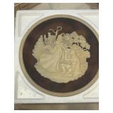 Hand Crafted Solid Incolay Stone Collector Plate