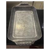 Pewter serving dish
