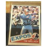 Tim Wallach signed