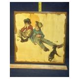 Wood decoupage