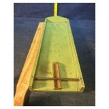 Vintage wood bowling table