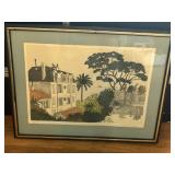 Framed artwork