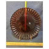 Ruby Red platter