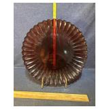 Ruby Red platter