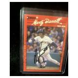 Marty Barrett Signed card