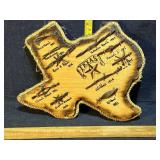 Wooden Texas wall dï¿½cor