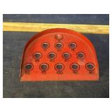 Vintage marble Skee Ball target game (most likely