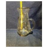 Silver City style glass pitcher