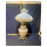 Hedco NY swirl glass lamp