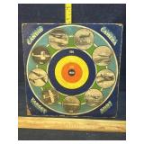 Vintage Lindstrom target shot board