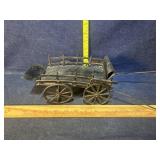 Metal horse cart, wheels don't roll right