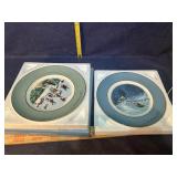 Avon Christmas plates