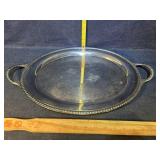Silver plate tray