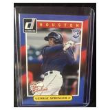 George Springer Rookie card