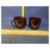 Ruby red glass