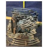 Model train tracks