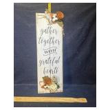 wood sign