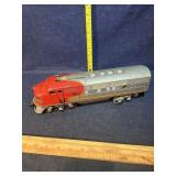 Vintage Lionel Santa Fe diesel locomotive #2343, O