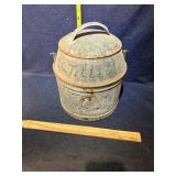 Galvanized bucket